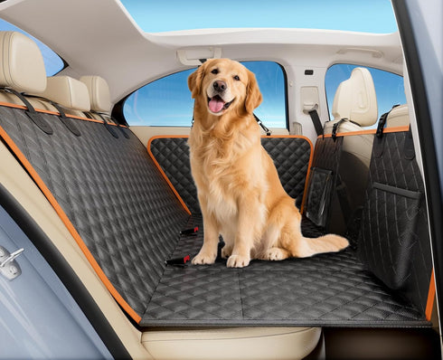 Pecute Dog Car Seat Cover for Back Seat, Back Seat Extender for