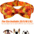 Fall Dog Bow Tie Collar - Adjustable Thanksgiving Cotton Collars with Gold Metal Buckle for X-Large Dogs