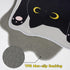 Cat Mat - Cute Non-Slip Long Doormat, Stretched Floor Rug for Bedroom, Living Room, Kitchen (20''x47'', Stretching Cats)