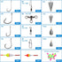 OROOTL Saltwater Fishing Tackle Kit, 212pcs Ocean Fishing Tackle Box with Rigs Hooks Lures Jig Spoons