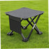 Monetais Portable Folding Chair with Side Pocket and Carry Bag, Strong Steel Frame Oxford Fabric Stool for Outdoor