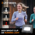 Yzoni 2Pack Running Lights, Safety Light with Strong Magnetic Clip for Night Running, Walking, Camping, Hiking