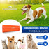 EasyGroomer Deshedding Brush for Dogs Cats | Orange | Undercoat Tool for Large and Small Pets