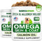 BARK&SPARK Omega 3 for Dogs, 360 Fish Oil Treats for Shedding, Skin Allergy, Joint Health