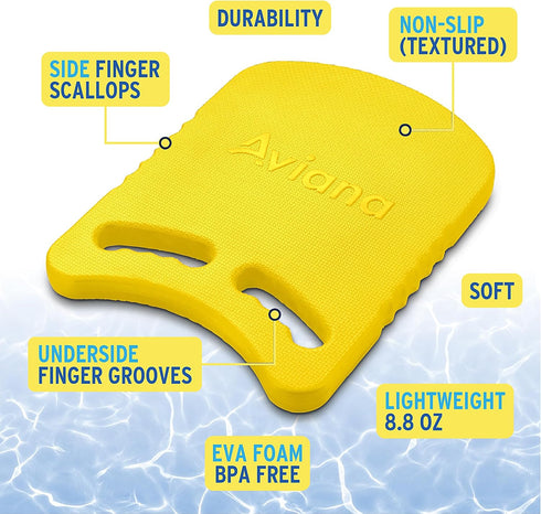 Swimming Junior Kickboard Buoy for Youth Children & Toddlers Aid & Exercise Training Board for Kids to Learn to Swim