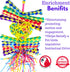 Bonka Bird Toys 1730 Foraging Heart Medium, 9” x 6” - For Conures, Cockatiels, Parakeets, and Similar Breeds