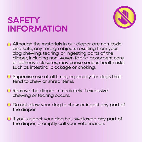 40 Count, (Pack 1, 40 Count HONEY CARE All-Absorb Disposable Female Dog Diapers Small Size, Improved, Super Absorbent
