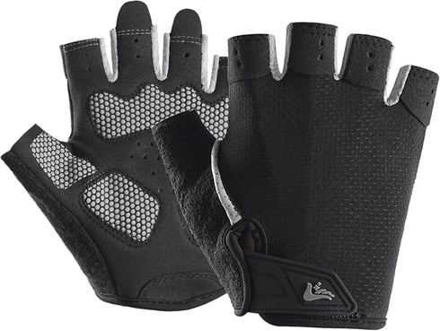 Mealah Workout Exercise Gloves for Men and Women - Breathable Fingerless Gym Gloves