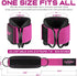 WALITO Gym Ankle Straps for Working Out, Glute Ankle Cuff Kickback Strap, Gym Cable Machine Accessories for Women Glute