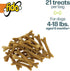 Naturals Doozie Bones Dental Care Treat for Dogs, Peanut Flavored, Made with Sunflower, Chia, & Flax Seeds-Naturally Freshens Breath, Reduces Plaque & Whitens Teeth 21ct - Mini Treats