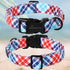 ARING PET Plaid Dog Collar, Cute Adjustable Cotton Collar for Small Medium Large Dogs, Perfect for Boys and Girls