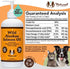 Natural Dog Company Pure Wild Alaskan Salmon Oil for Dogs - 32oz Skin & Coat Supplement with Essential Fatty Acids