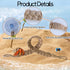 (6pcs kathson Snake Climbing Toys, Corn Snake Enrichment Toys Rope Ladder, Hermit Crab Climbing Toy Reptile Tank
