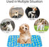NACOCO Summer Pet Cooling Mat - Cat Dog Cushion Pad for Sleeping Cool, Dark Blue Lemon, S