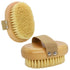 Soft Bristle Dog Brush for Short Haired Cats and Dogs, Natural Bristle Palm Brush with Elastic Band