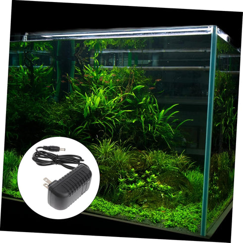 balacoo Power LED Plug DC Adapter - 12V Power Supply for Aquarium LED Lights, 2pcs
