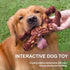 PETSTA Indestructible Dog Toys for Aggressive Chewers, Tough Real Beef Flavored Dog Bone for Large Breeds