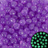 100pc Luminous Stones, Glowing Rocks for Aquarium Decoration, Glow Stones for Fish Tank and Garden Pebbles, Purple