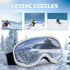 Ski Goggles for Men and Women, OTG Snow Sport Goggles for Youth and Adults, Snowboard Goggles