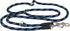 Adjustable Rope Dog Leash 42"-70" (Small; 0.3" Diam, Blue/Black) Multifunctional