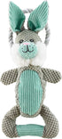 Outward Hound Scrunch Bunch Bunny - Interactive Plush Squeaky Dog Tug Toy