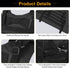 Set Tactical Vest for Men - Airsoft Paintball Gear and Equipment(Black)