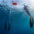 Maitys Heavy Duty PVC Dive Flag Float Set, Inflatable Signal Floater with Dive Flag and Freediving Lanyard