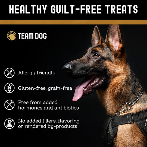 Freeze Dried Turkey Dog Treats for Training | Healthy Gluten Free, Grain Free | No Fillers or By-Products | 5.2 Oz