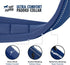 Tuff Pupper Ultra Comfort Padded Dog Collar - Thick Neoprene Padding with Reflective Stitching, Durable Metal Buckle &