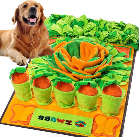 Pet Snuffle Mat for Dogs Sniff Mat Nosework Feeding Mat Slow Feeder