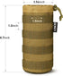 Gonex Tactical MOLLE Water Bottle Pouch, Drawstring Open Top & Mesh Bottom Hydration Carrier