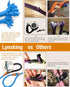 lynxking Dog Leash Slip Lead 5 6 8 FT, Strong Heavy Duty Braided No Pull Training Leash for Small Medium Large Dogs