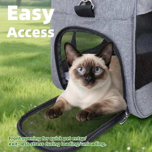 YOUPETSER Cat Carrier for Small Cats Dogs, Soft-Sided Pet Carrier for Cats Puppies Small Pets, Lightweight Comfortable