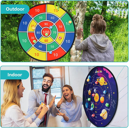 29" 3 4 5 6 7 8 9 10 11 12 BooTaa Large Dart Board for Kids, Kids Dart Board with Sticky Balls, Boys Toys, Indoor/Sport