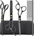 Dog Grooming Scissors Kit with Safety Round Tips, GLADOG Professional 5 in
