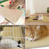 2PCS 16x12 KABASI Rabbit Scratcher Mat, Natural Bunny Chew Toys Scratching Pad for Nails Teeth Care, Small Animal Cage