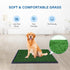 20"x25" FluffyDream Dog Grass Pad with Tray, Artificial Grass for Dogs Potty Strong Absorbency Dog Grass Pad with Tray