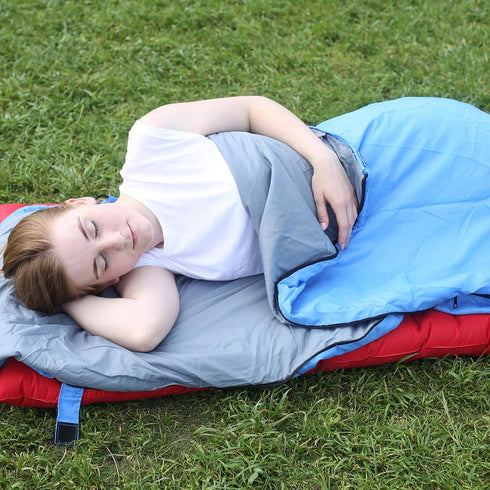 REDCAMP Ultra Lightweight Sleeping Bag for Backpacking, Warm Weather Comfort for Adults, Compression Sack