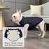 2 Layers Fleece Lined Warm Dog Jacket for Puppy Winter Cold Weather, Soft Windproof Small Dog Coat, Blue M