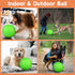 Giant Large Tennis Ball for Dogs: 9.5" Big Ball for Outdoor Play, Green Dog Tennis Ball