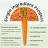 Olewo Original Carrots for Dogs - 1 lb Fiber Dog Food Topper for Digestive Health & Skin Support