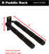 Suspenz 8-Paddle Rack, Black (34-0008), 18" Kayak Storage