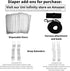 1, Count) Chicken Diapers Duck Diaper Diaperalls for Hens, Roosters, Ducks, Ducklings - Reusable, Adjustable by Uni