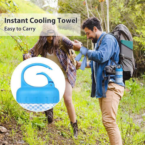 BOGI Cooling Towels for Neck and Face, Soft Breathable Cool Towel for Instant Cooling Stay Cool for Yoga, Sport, Gym