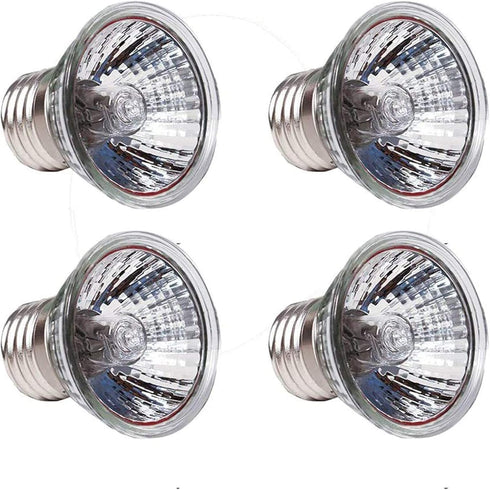 CTKcom 25W UVA+UVB Reptile Bulbs, 4 Pack, 110V Heating Lamp for Turtle Aquarium Habitat