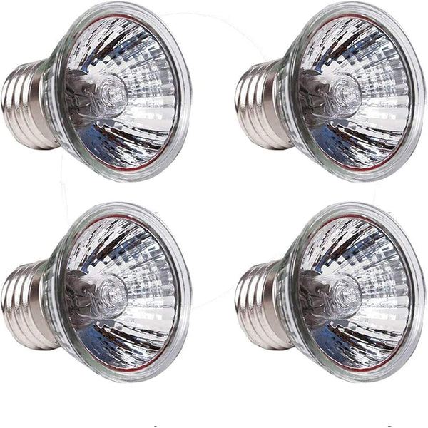 CTKcom 25W UVA+UVB Reptile Bulbs, 4 Pack, 110V Heating Lamp for Turtle Aquarium Habitat