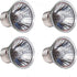CTKcom 25W UVA+UVB Reptile Bulbs, 4 Pack, 110V Heating Lamp for Turtle Aquarium Habitat