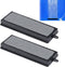 Pawfly 4 Inch Air Stone - Grey Mineral Bubble Stone Bar Diffuser for Air Pump, Aquarium, and Fish Tank, 2 Pack
