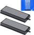 Pawfly 4 Inch Air Stone - Grey Mineral Bubble Stone Bar Diffuser for Air Pump, Aquarium, and Fish Tank, 2 Pack