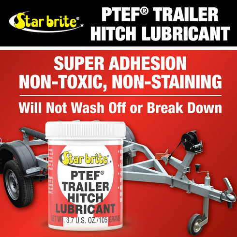 4 OZ (085804) STAR BRITE PTEF Trailer Hitch Lubricant - All-Weather Protection for Trailer Hitches - Rust & Corrosion